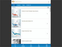 Tablet Screenshot of china-dental-unit.com